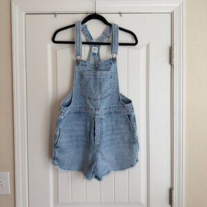Denim Overalls Shorts